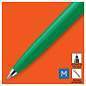 Ручка шариковая Parker "Jotter Green CT" синяя, 1,0мм, кнопочн., пластик. корпус, блистер (арт. 295247)