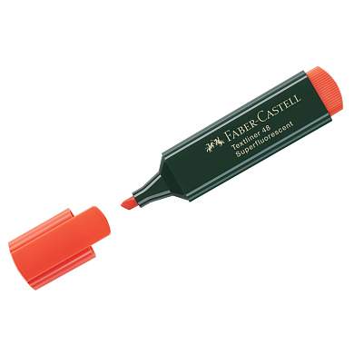 Текстовыделитель Faber-Castell "48" оранжевый, 1-5мм (арт. 286180)