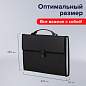 Папка-портфель пластиковая BRAUBERG А4 (332х245х35 мм), 13 отделений, черная, 221378 (арт. 221378)