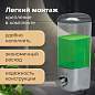 Дозатор для жидкого мыла LAIMA, НАЛИВНОЙ, 0,5 л, хром, ABS-пластик, 601793 (арт. 601793)