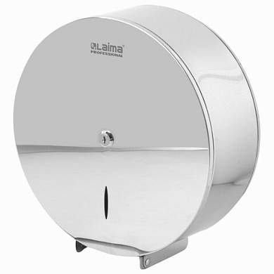 Диспенсер для туалетной бумаги LAIMA PROFESSIONAL INOX, (Система T1) БОЛЬШОЙ, нержавеющая сталь, зеркальный, 605701 (арт. 605701)