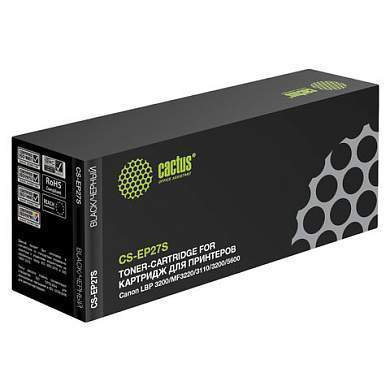 Картридж лазерный CACTUS (CS-EP27S) для CANON LBP-3200/MF3228/3240/5730, ресурс 2500 страниц (арт. 361992)