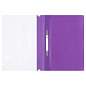 Папка-скоросшиватель пластик. СТАММ А4, 120мкм, фиолетовая с прозр. верхом (арт. 355669)