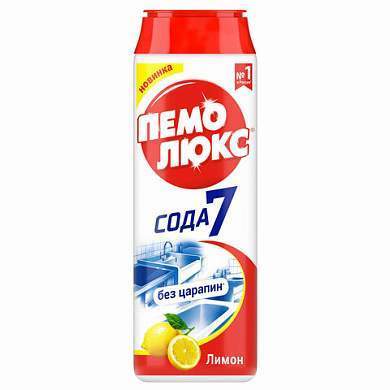 Чистящее средство 480 г, ПЕМОЛЮКС Сода-5/7, "Лимон", порошок, 2415944 (арт. 601899)
