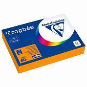 Бумага цветная CLAIREFONTAINE, А4, 80 г/м2, 500 л., неон, оранжевый, 2978C, 2978PC (арт. 116727)