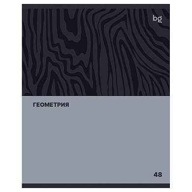 Тетрадь предметная 48л. BG "Single colour" - Геометрия, эконом (арт. 374806)