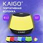 Колонка портативная KAIGO (КАЙГО) GE-3058, 3 Вт, Bluetooth, Micro SD, RGB, 514222 (арт. 514222)
