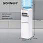 Кулер для воды SONNEN FSC-03AC, напольный, НАГРЕВ/ОХЛАЖДЕНИЕ КОМПРЕССОР, шкаф, 3 крана, белый, 455419 (арт. 455419)