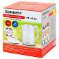 Чайник электрический с двойными стенками SONNEN KT-4103, 1,5 л, 2200 Вт, белый, 456376 (арт. 456376)