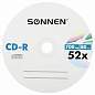 Диски CD-R SONNEN, 700 Mb, 52x, Cake Box (упаковка на шпиле) КОМПЛЕКТ 100 шт., 513533 (арт. 513533)