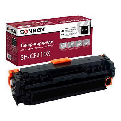 Картридж лазерный SONNEN (SH-CF410X) для HP LJ Pro M477/M452 ВЫСШЕЕ КАЧЕСТВО, черный, 6500 страниц, 363946 (арт. 363946)