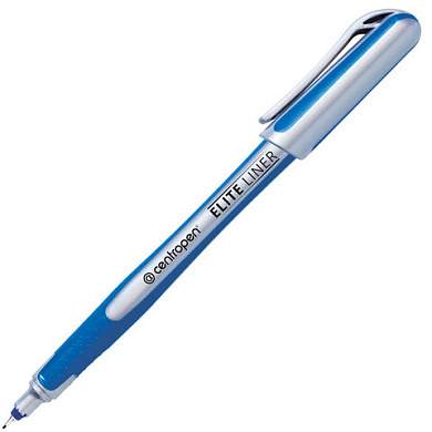 Ручка капиллярная (линер) СИНЯЯ CENTROPEN "Elite liner", линия 0,3 мм, 4721, 247210106 (арт. 144703)