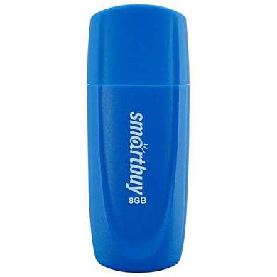 Флеш-диск 8 GB SMARTBUY Scout USB 2.0, синий, SB008GB2SCB (арт. 513759)