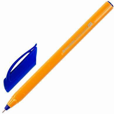 Ручка шариковая масляная BRAUBERG "Extra Glide Orange", СИНЯЯ, трехгранная, узел 0,7 мм, линия письма 0,35 мм, 142925 (арт. 142925)