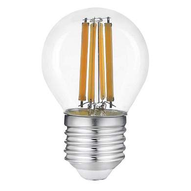 General филамент Шар E27 20W 6500K 6K 45x78 (нитевидная) прозр.GLDEN-G45S-20-230-E27-6500 661520 (арт. 880067)