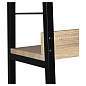 Стеллаж на металлокаркасе BRABIX "LOFT SH-003", 600х350х1500 мм, 5 полок, цвет дуб натуральный, 641236 (арт. 641236)