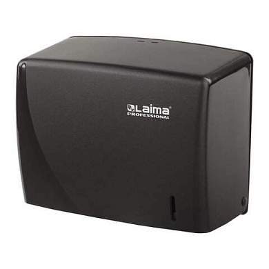 Диспенсер для полотенец LAIMA PROFESSIONAL ORIGINAL (Система H3), V-сложения, черный, ABS, 605762 (арт. 605762)
