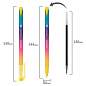 Ручка гелевая BRAUBERG GRADE NEON, ЧЕРНАЯ, игольчатый узел 0,5 мм, линия письма 0,3 мм, 144285 (арт. 144285)