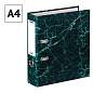 Папка-регистратор OfficeSpace, 70мм, мрамор, зеленая (арт. 242573)
