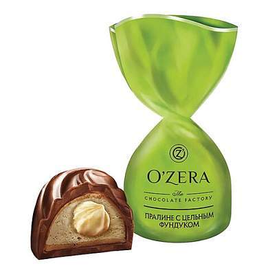 Конфеты шоколадные O'ZERA с цельным фундуком, 500 г, УК753 (арт. 622642)