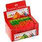 Точилка пластиковая Faber-Castell 1 отверстие, контейнер, ассорти, флуоресцентные цвета (арт. 286105)