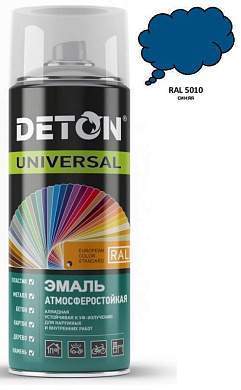 Эмаль аэрозоль 520мл алкид атмосферост. RAL5010 СИНЯЯ арт.DTN-A46796 Deton Universal (арт. 717305)