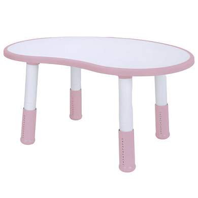 Стол детский BRABIX KIDS CT-002, растущий, 2-8 лет, пластик белый + розовый, 533295 (арт. 533295)