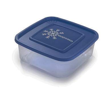 Контейнер для заморозки продуктов Морозко 0,7л квадр. 436400600 Полимербыт (арт. 840123)