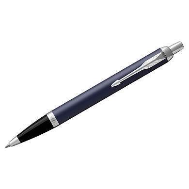 Ручка шариковая Parker "IM Matte Blue CT" синяя, 1,0мм, кнопочн., подарочная упаковка (арт. 246610)