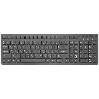 Клавиатура беспроводная Defender UltraMate SM-535, USB, черный (арт. 281711)