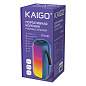 Колонка портативная влагозащищенная KAIGO (КАЙГО) BTW185, 20 Вт, Bluetooth, USB, Micro SD, AUX, RGB, TWS, FM, синяя, 514221 (арт. 514221)