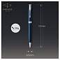 Ручка шариковая Parker "Sonnet Subtle Blue CT" черная, 1,0мм, поворот., подарочная упаковка (арт. 240075)
