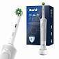 Зубная щетка электрическая ORAL-B (Орал-би) Vitality Pro, БЕЛАЯ, 1 насадка, 80367659 (арт. 608717)