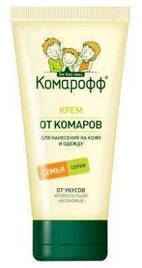 КОМАРОФФ Крем От комаров 100мл (пластик. туба) (арт. 26475)