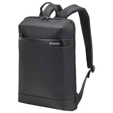 Рюкзак HEIKKI HIGH TECH (ХЕЙКИ) с отделением для ноутбука, черный, 43x28x12 см, 272589 (арт. 272589)