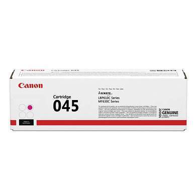 Картридж лазерный CANON (045M) MF635/633/631/LBP 611/613, пурпурный, ресурс 1300 стр., оригинальный, 1240C002 (арт. 362920)