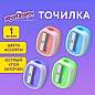 Точилка ЮНЛАНДИЯ "COLOR PASTEL", двуцветная, пастельные цвета ассорти, 272505 (арт. 272505)