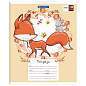 Тетрадь 18 л. BRAUBERG, клетка, обложка картон, CUTE FOX, 402992 (арт. 402992)