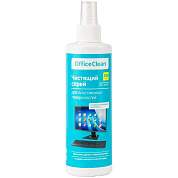 Чистящая жидкость-спрей OfficeClean для пластиковых поверхностей, компьютеров, телефонов, факс-аппаратов и другой оргтехники 250мл (арт. 307367)