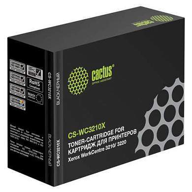 Картридж лазерный CACTUS (CS-WC3210X) для XEROX WC3210/3220, ресурс 4100 стр. (арт. 361764)