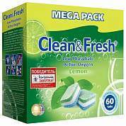 Таблетки для посудомоечных машин 60 шт. CLEAN&FRESH ALL-in-1, УТ000000338 (арт. 606519)