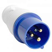 STEKKER силовая вилка CEE переносная ST-013 2P+PE 16А 220В IP44, PPG16-013-44 49426 (арт. 892656)