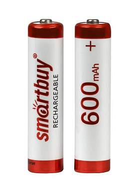 Аккумулятор Smartbuy аккумулятор AAA/R03 NiMh 600 mAh (24/240) (SBBR-3A02BL600) (арт. 695278)