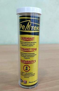 Клей Ремтека для металла 45гр (холодная сварка), арт.РК-0102 (арт. 769492)