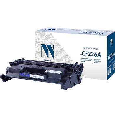 Картридж лазерный NV PRINT (NV-CF226A) для HP LaserJet Pro M402d/n/dn/dw/426dw/fdw, ресурс 3100 стр. (арт. 362319)