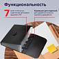 Папка-портфель пластиковая BRAUBERG "Energy" А4 (330х256х32 мм), 7 отделений, черная, 221204 (арт. 221204)