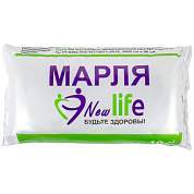 Марля медицинская отбеленная NEW LIFE отрез 0,9х10 м, плотность 36 (±2) г/м2, 94263 (арт. 630564)