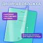 Тетрадь обложка пластик (прозрачный) 12л. клетка, BRAUBERG Smart Cover, ЗЕЛЕНАЯ, 405019 (арт. 405019)