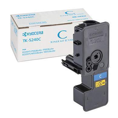 Тонер-картридж KYOCERA (TK-5240C) P5026cdn/w/M5526cdn/w, ресурс 3000 стр., цвет голубой, оригинальный, 1T02R7CNL0 (арт. 320844)