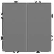Stekker ЭМИЛИ мех. выкл. СУ 2кл. 10А платиново-серый, soft touch RSW10-5104-10 49944 (арт. 907440)